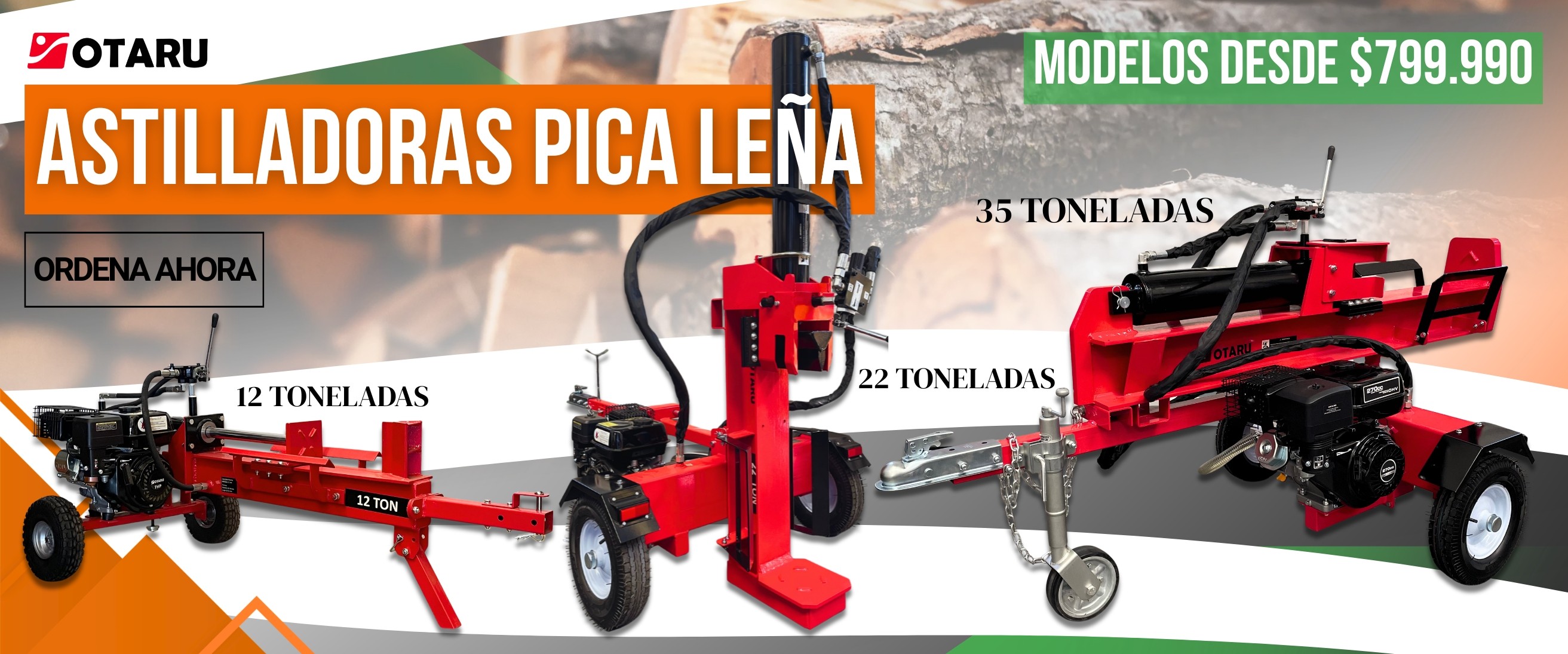 Astilladores Pica Leña 